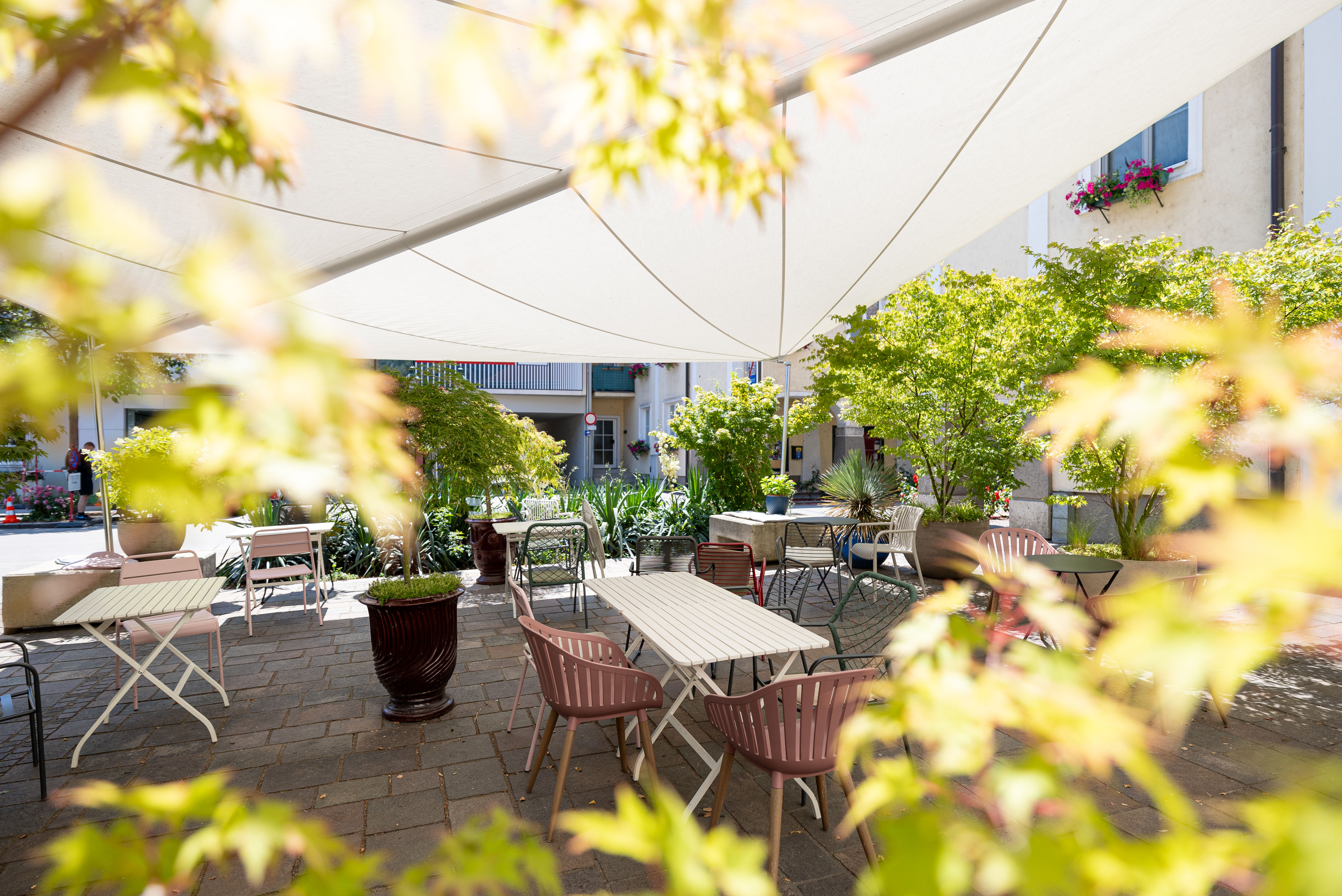 SunSquare sorgt  im Gastgarten des SeaYou für Wohlbefinden