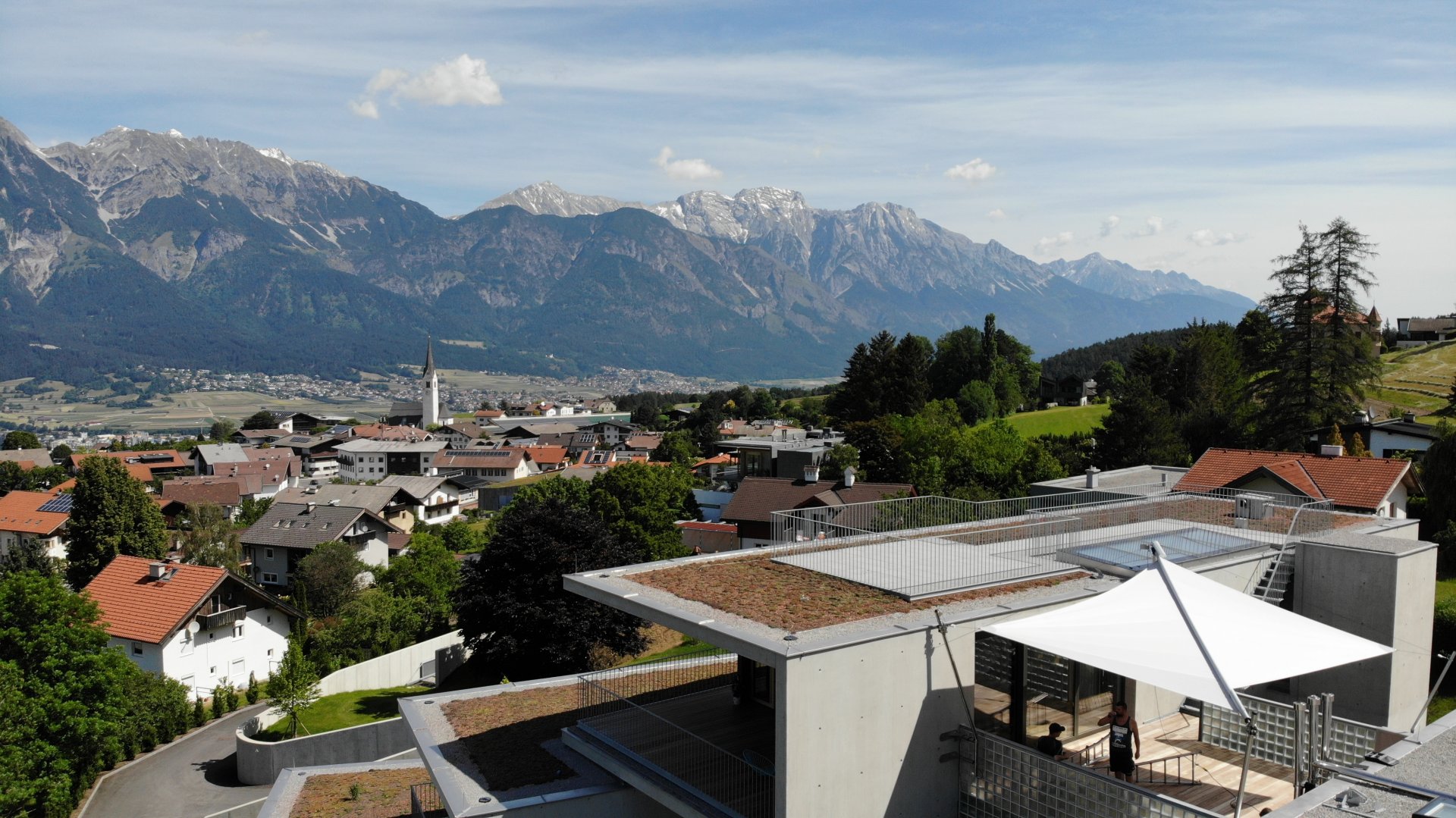 SunSquare Dreiecksegel mit zwei Höhenverstellern