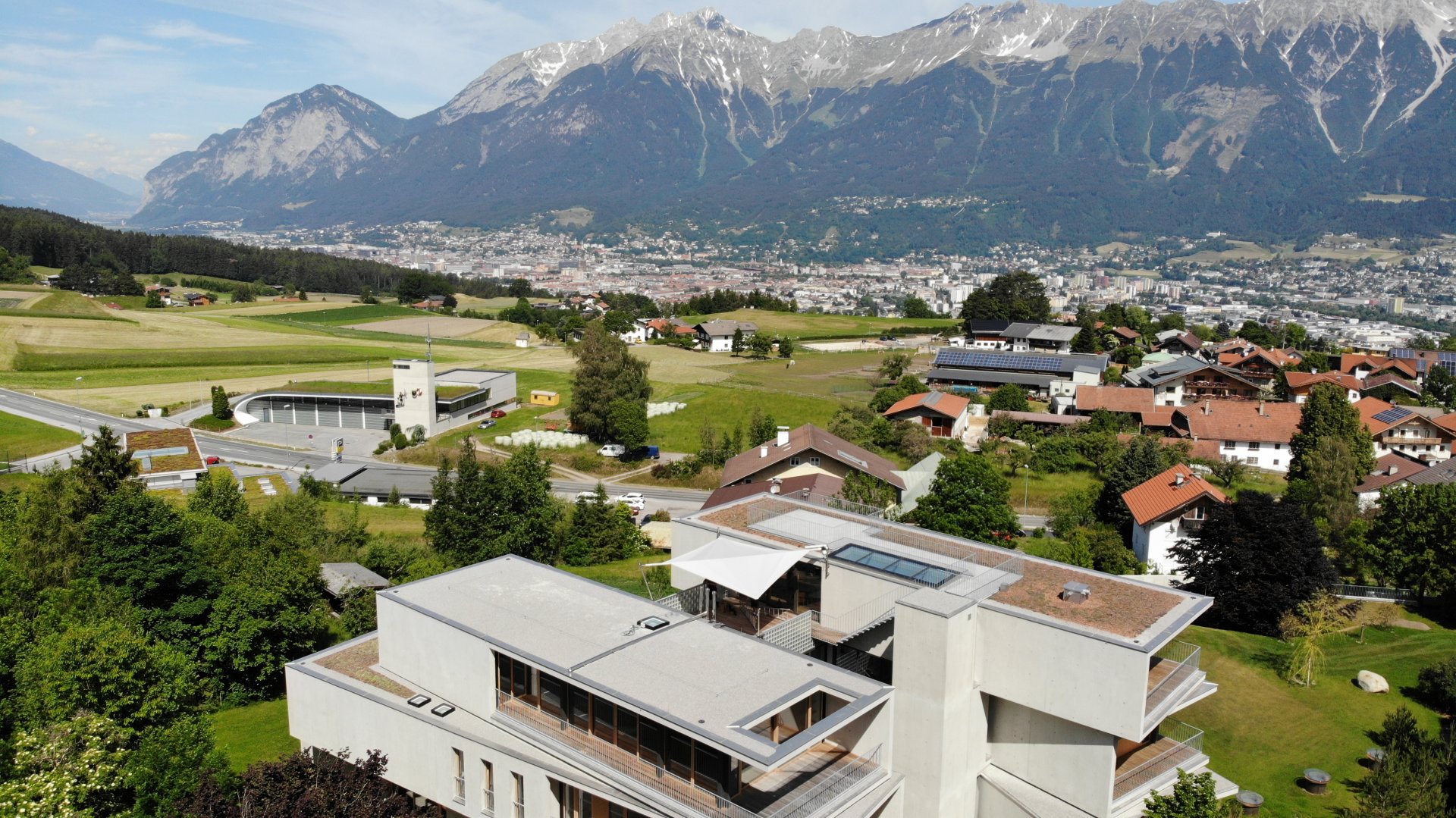 SunSquare Dreiecksegel mit zwei Höhenverstellern