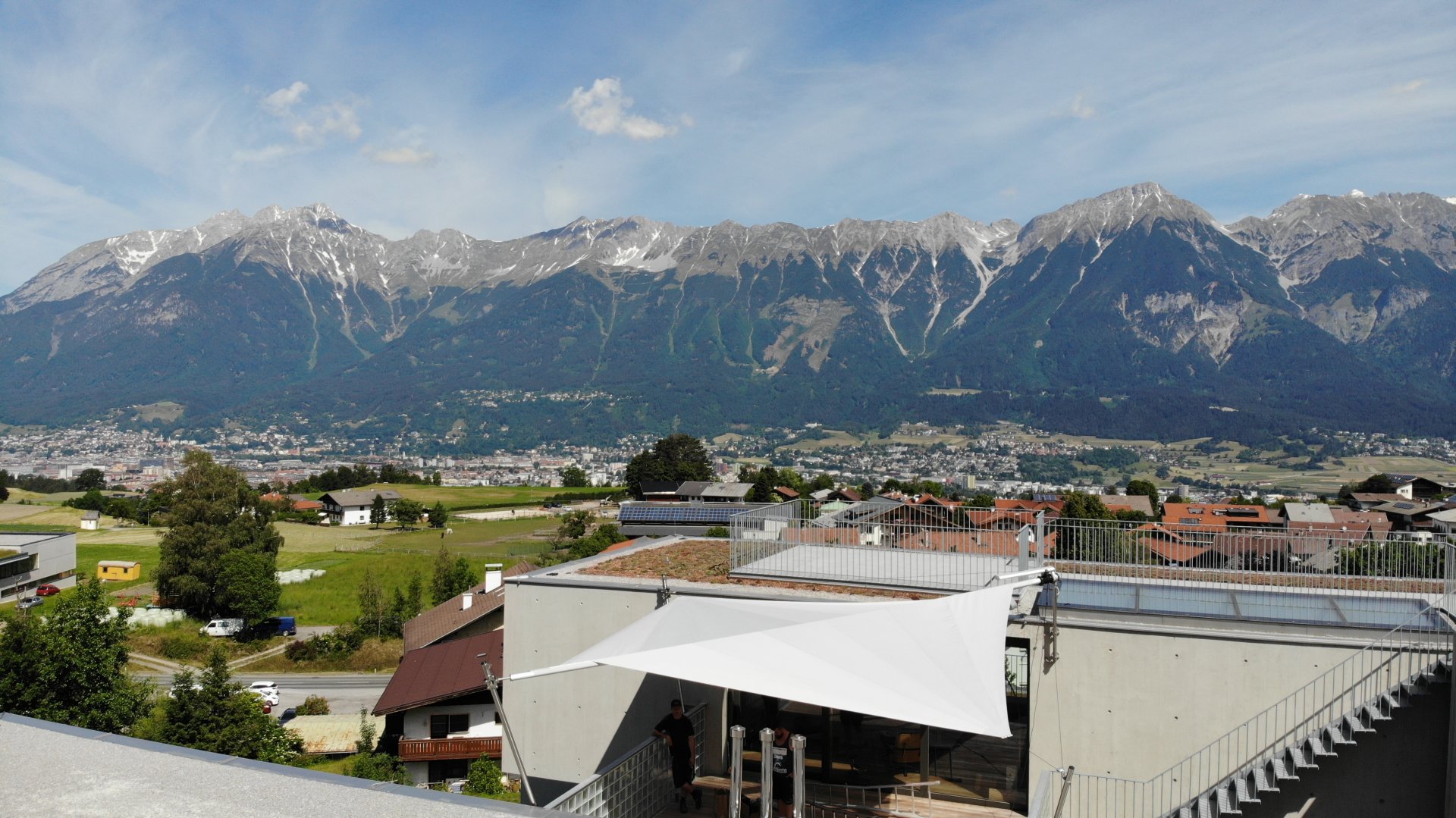 SunSquare Dreiecksegel mit zwei Höhenverstellern