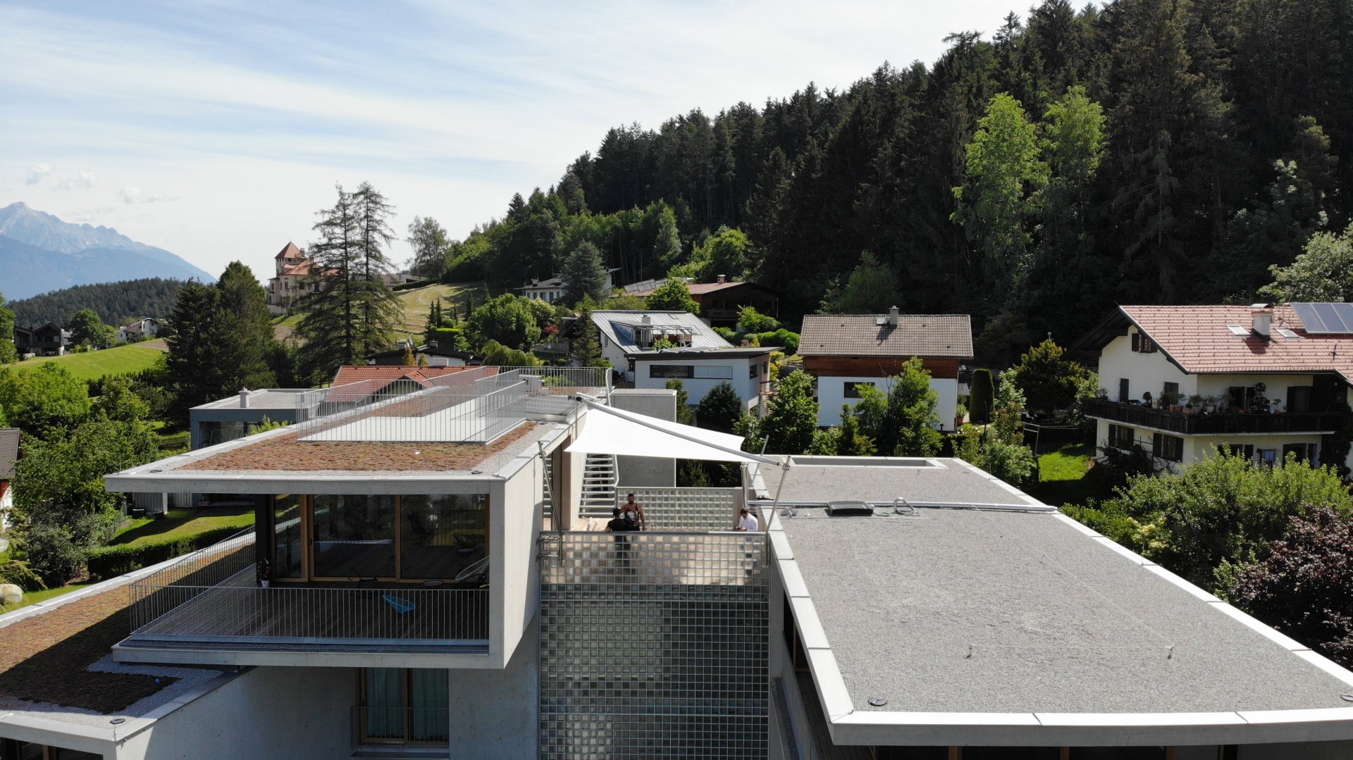 SunSquare Dreiecksegel mit zwei Höhenverstellern