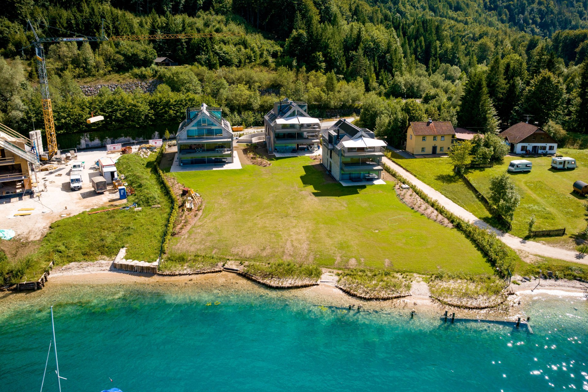 SunSquare am Attersee - beidseitiges Rechtecksegel