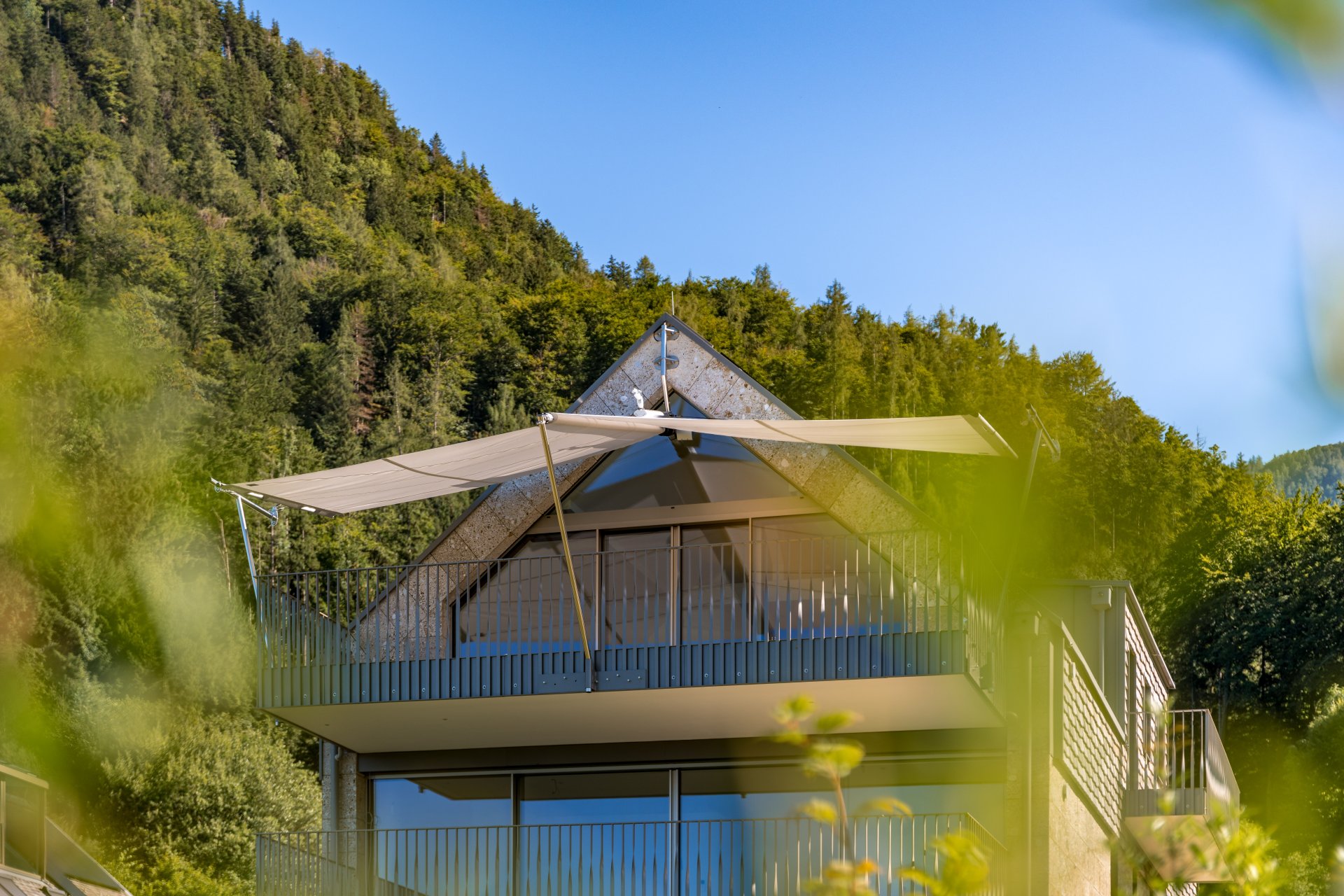 SunSquare am Attersee - beidseitiges Rechtecksegel