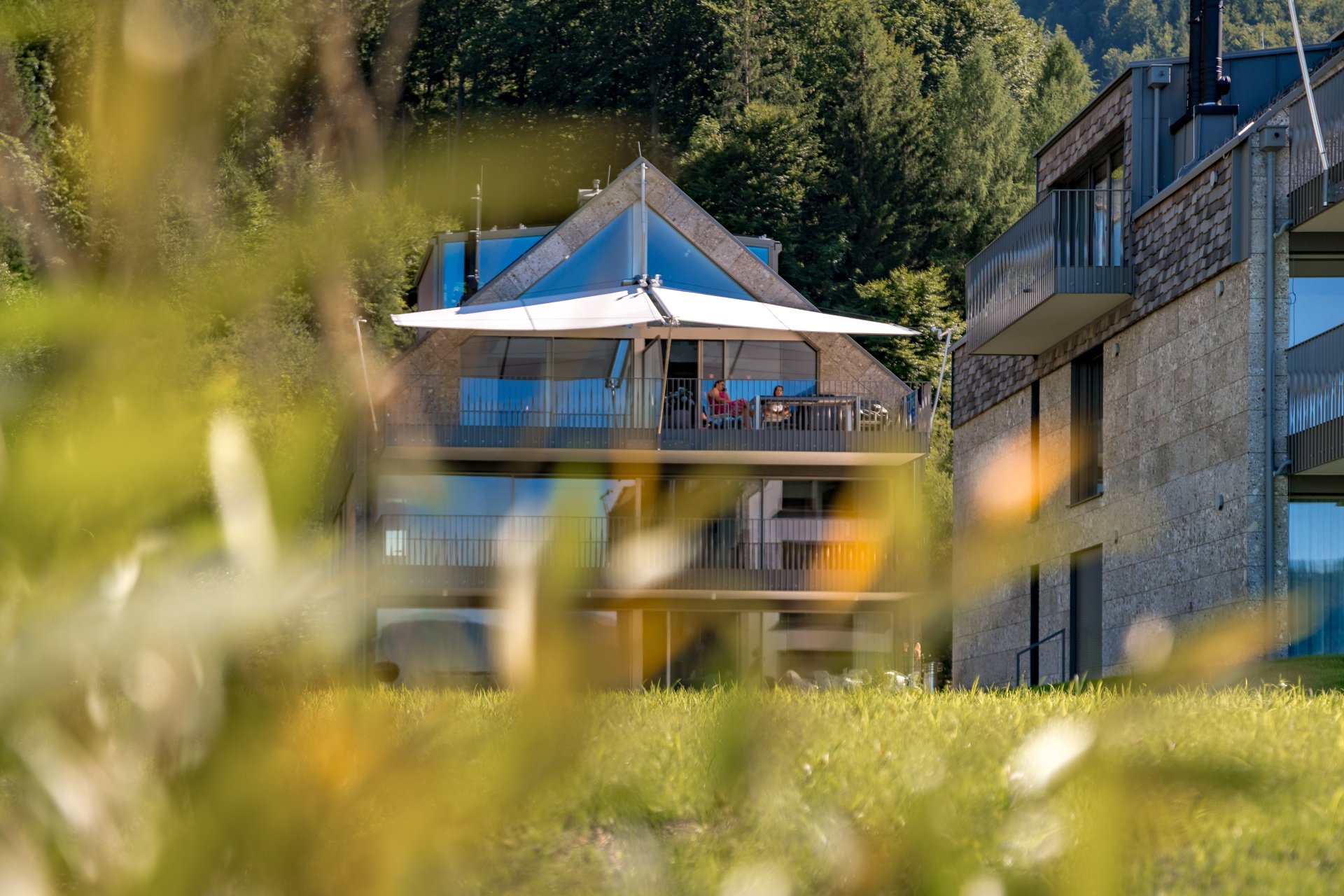 SunSquare am Attersee - beidseitiges Rechtecksegel