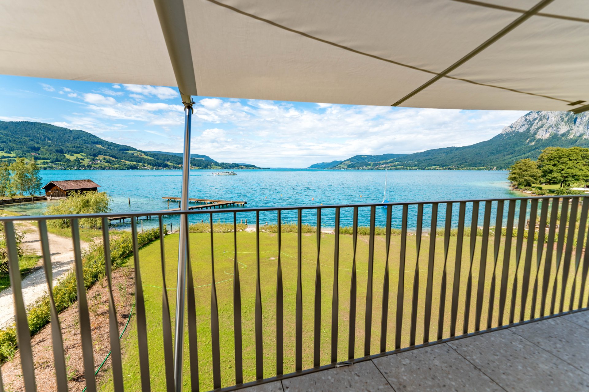 SunSquare am Attersee - beidseitiges Rechtecksegel