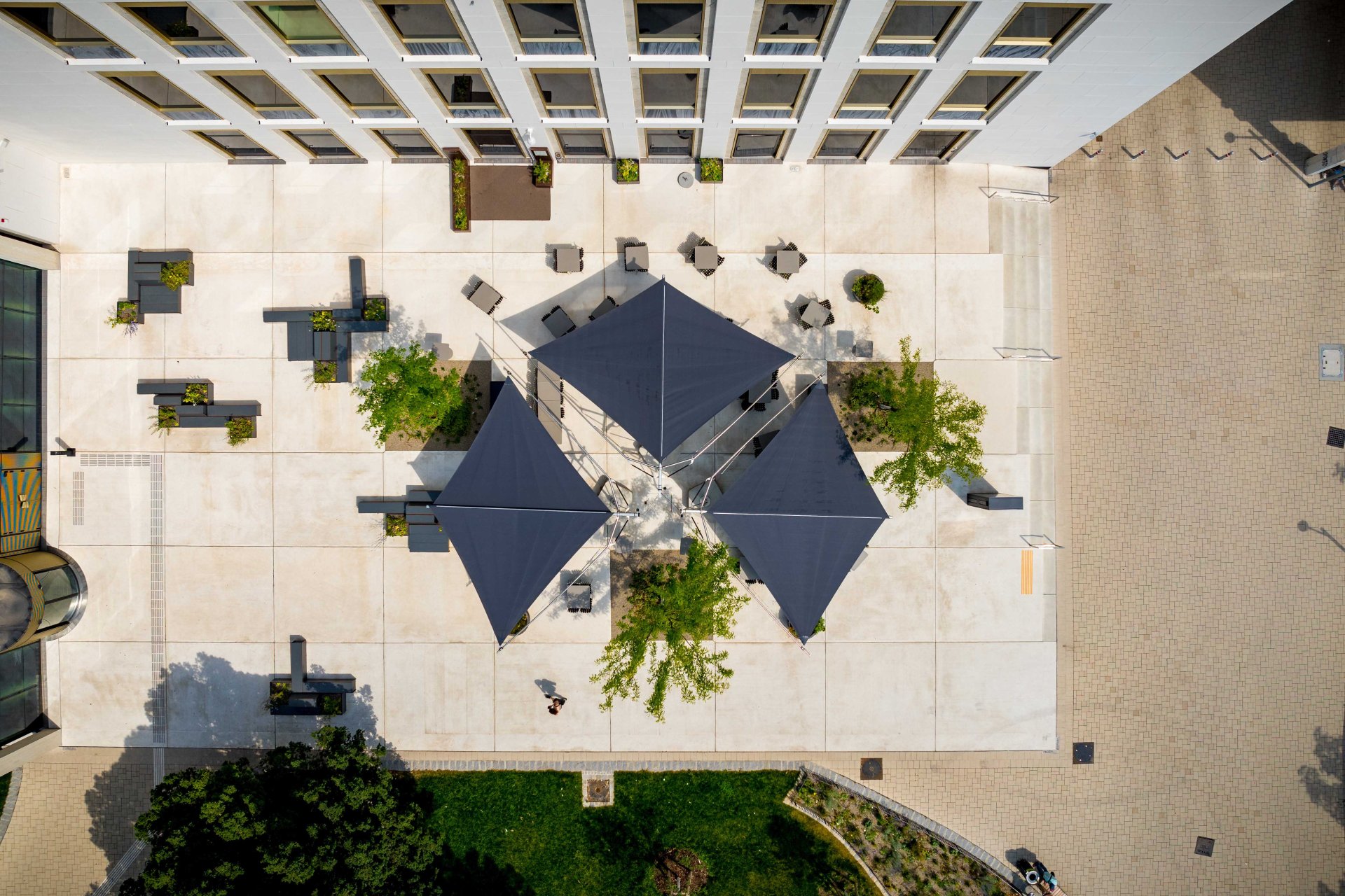 SunSquare Sonnensegel für das Wien Museum, trudeundtoechter