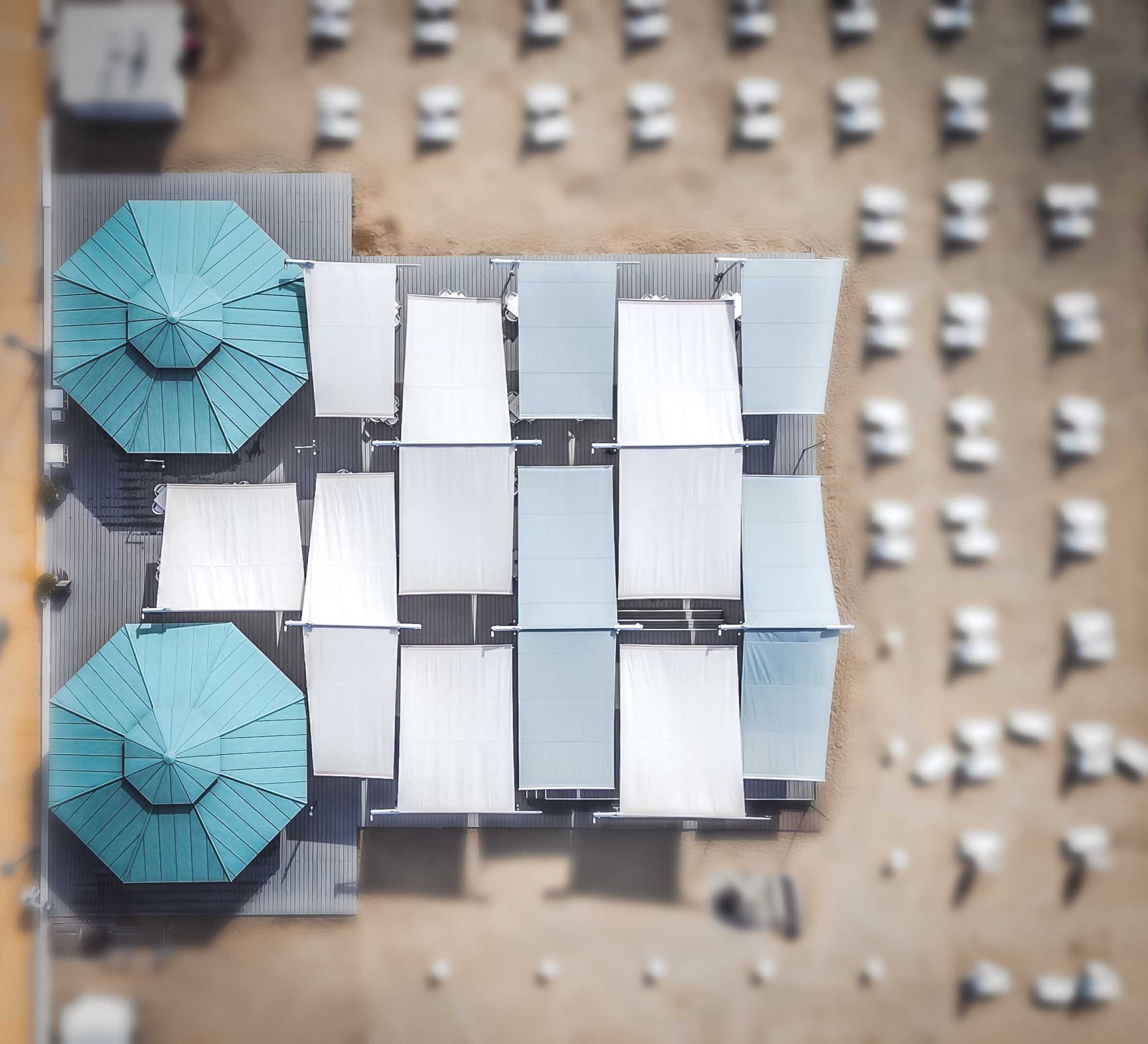 SunSquare shadesails for Italy - Antiche Terme