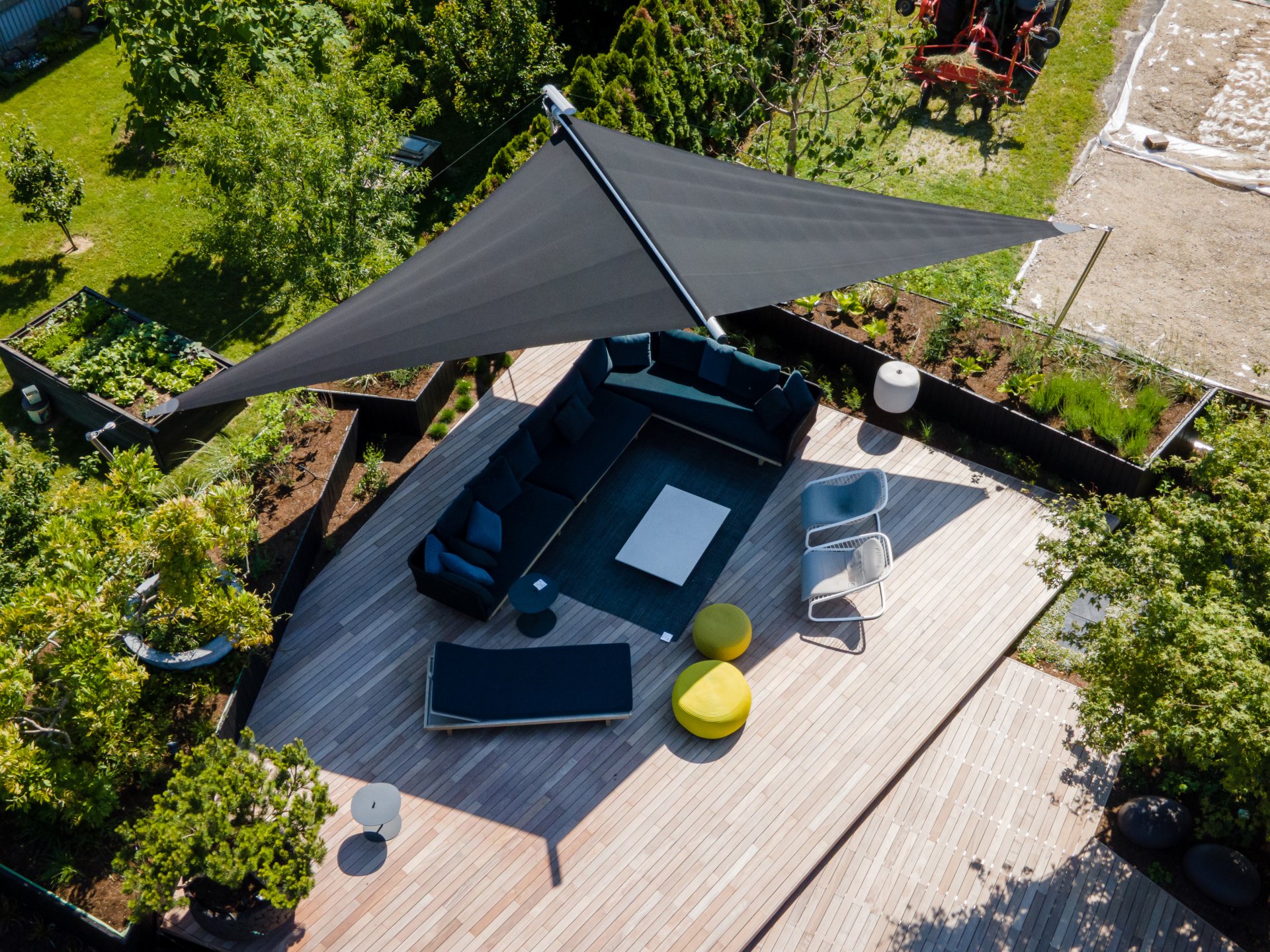 SunSquare Sonnensegel - Dachterrasse kramerundkramer