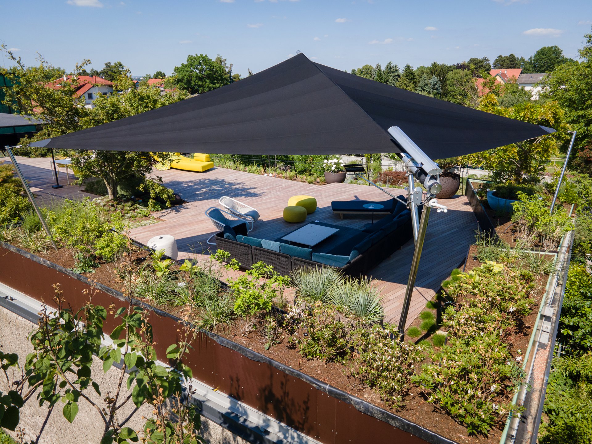 SunSquare Sonnensegel - Dachterrasse kramerundkramer