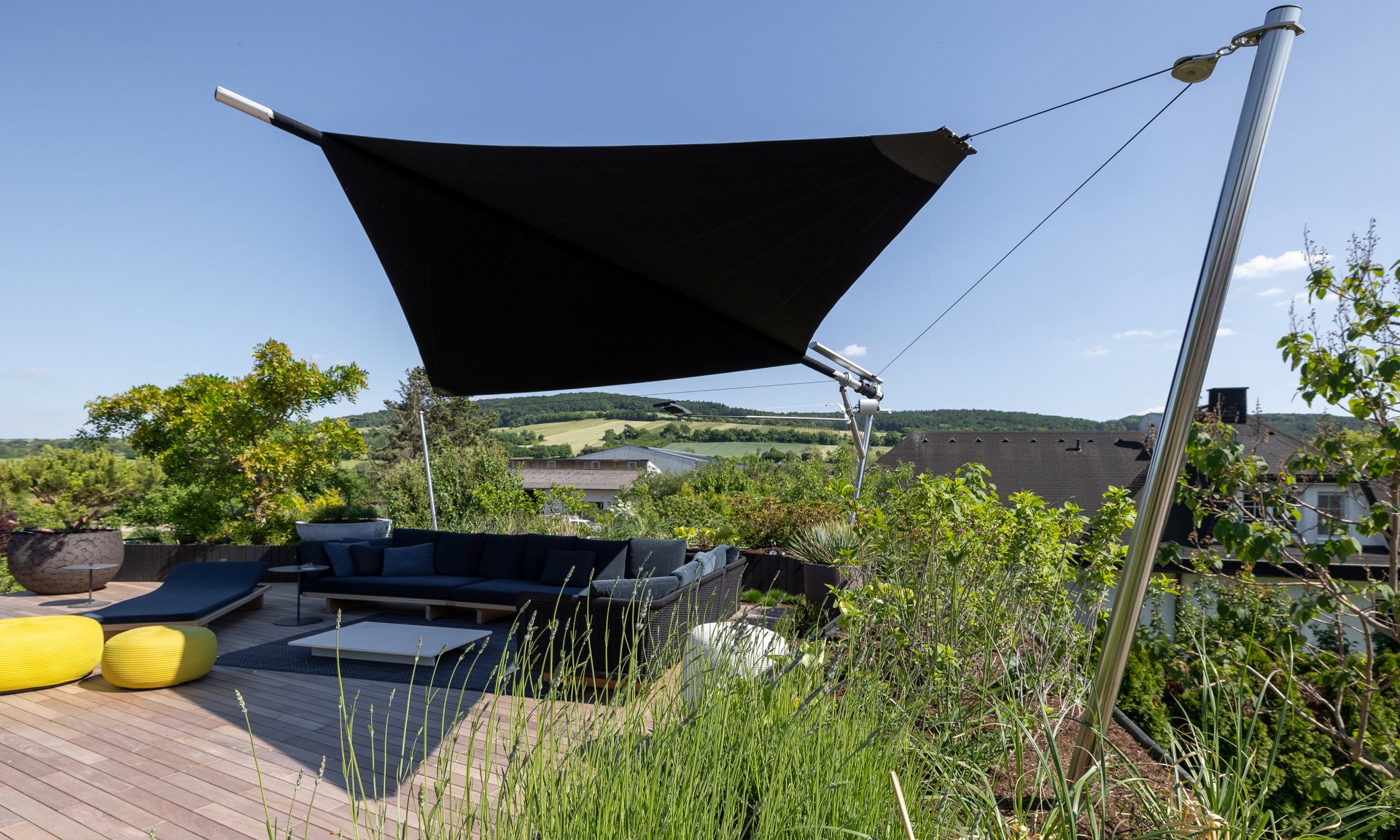 SunSquare Sonnensegel - Dachterrasse kramerundkramer