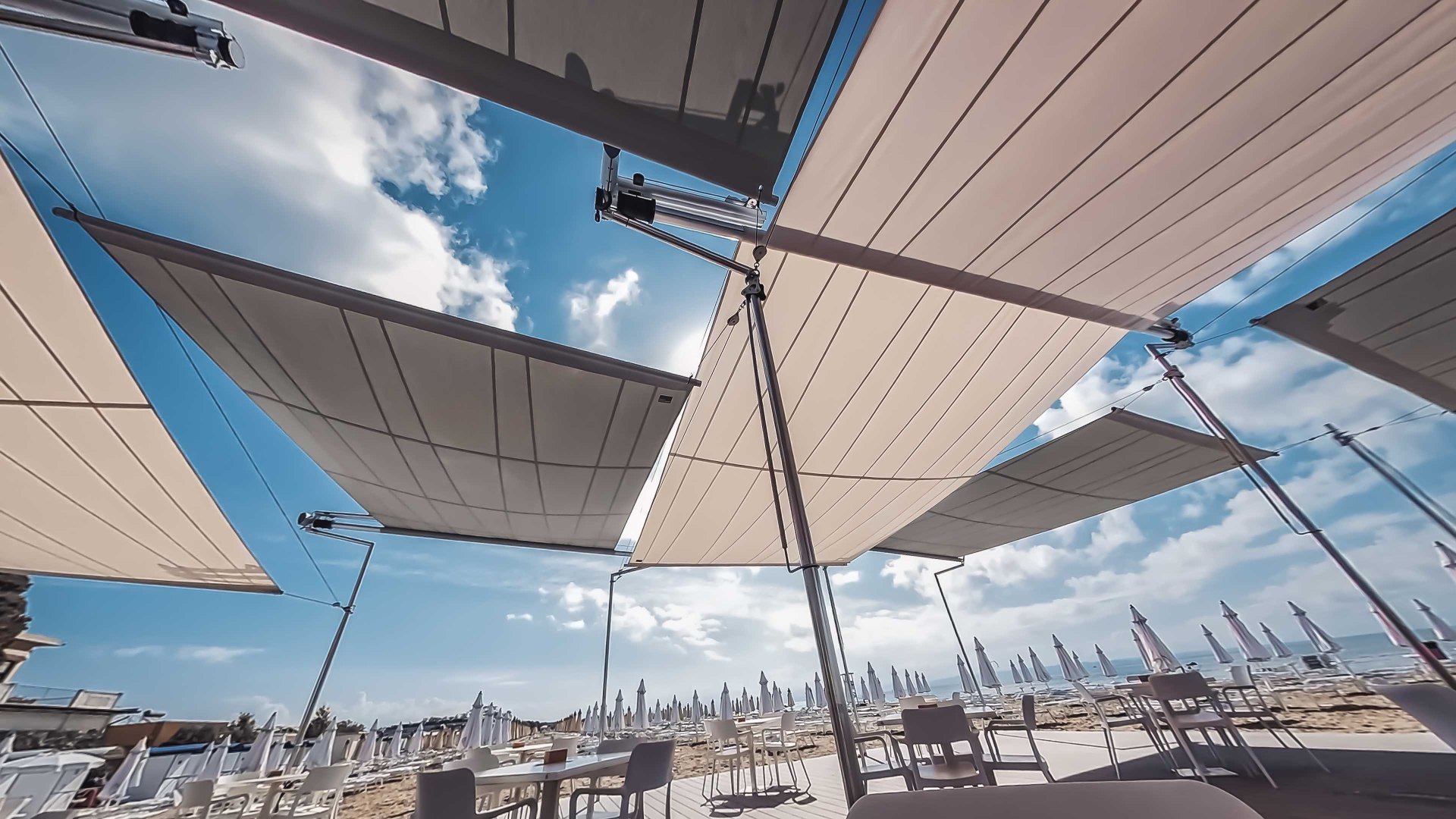 SunSquare shadesails for Italy - Antiche Terme